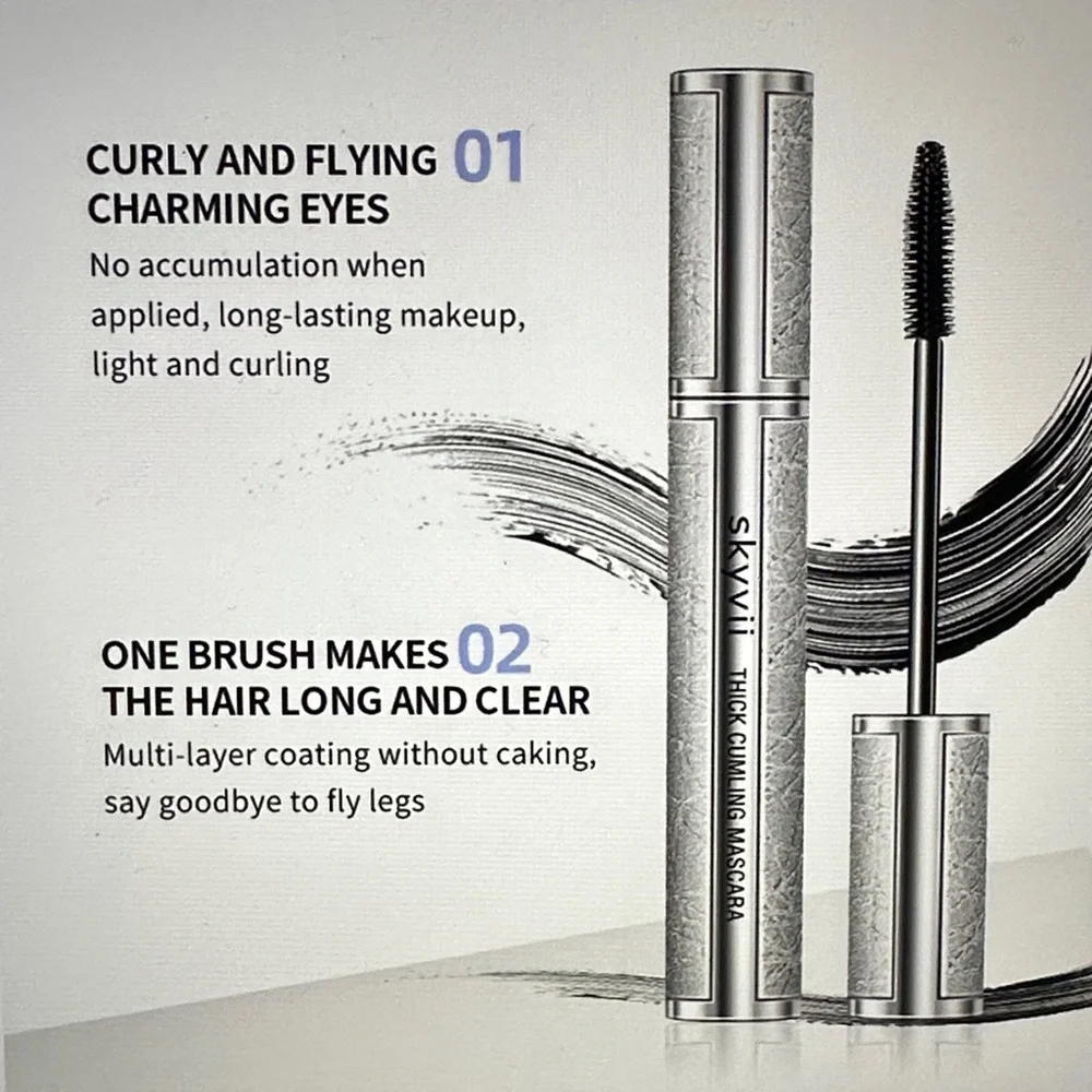 ❣️5|$25❣️last 2 Galaxy By Harvic Silver Glitter tube black Mascara